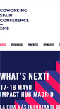 Mobile Screenshot of coworkingspainconference.es